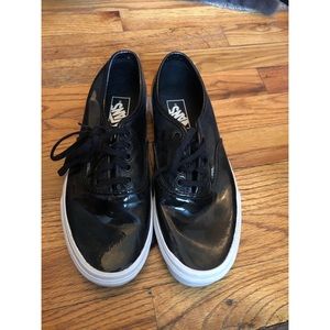 Black metallic vans